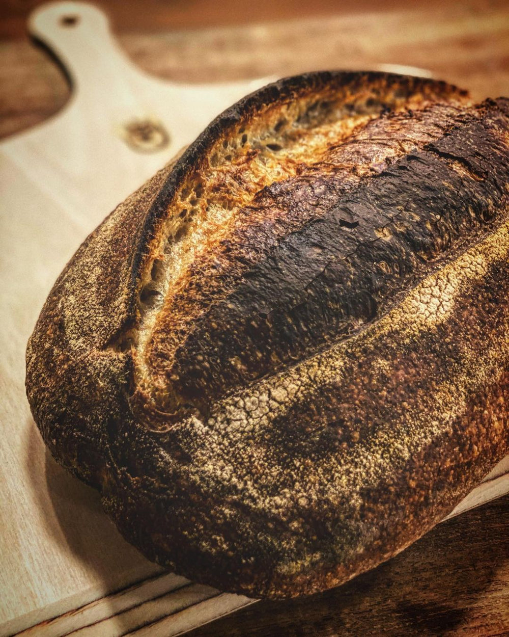 Sourdough bread in raising basket - Simple sourdough recipe