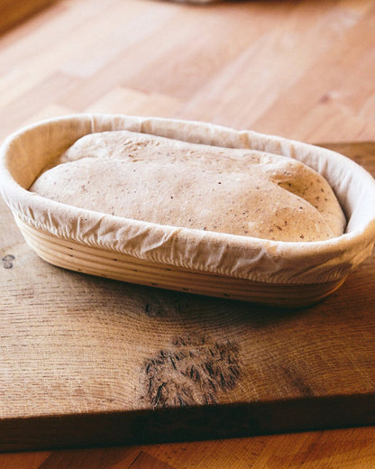 Proofing Basket Oval 1kg Custom Artisan Edition - SIMPEL - sourdough & coffee