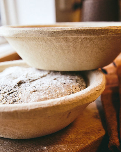 Proofing Basket (Round Grooved) - SIMPEL - sourdough & coffee