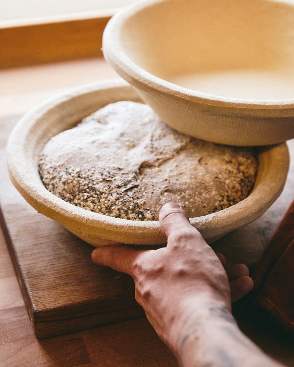 Proofing Basket (Round Grooved) - SIMPEL - sourdough & coffee