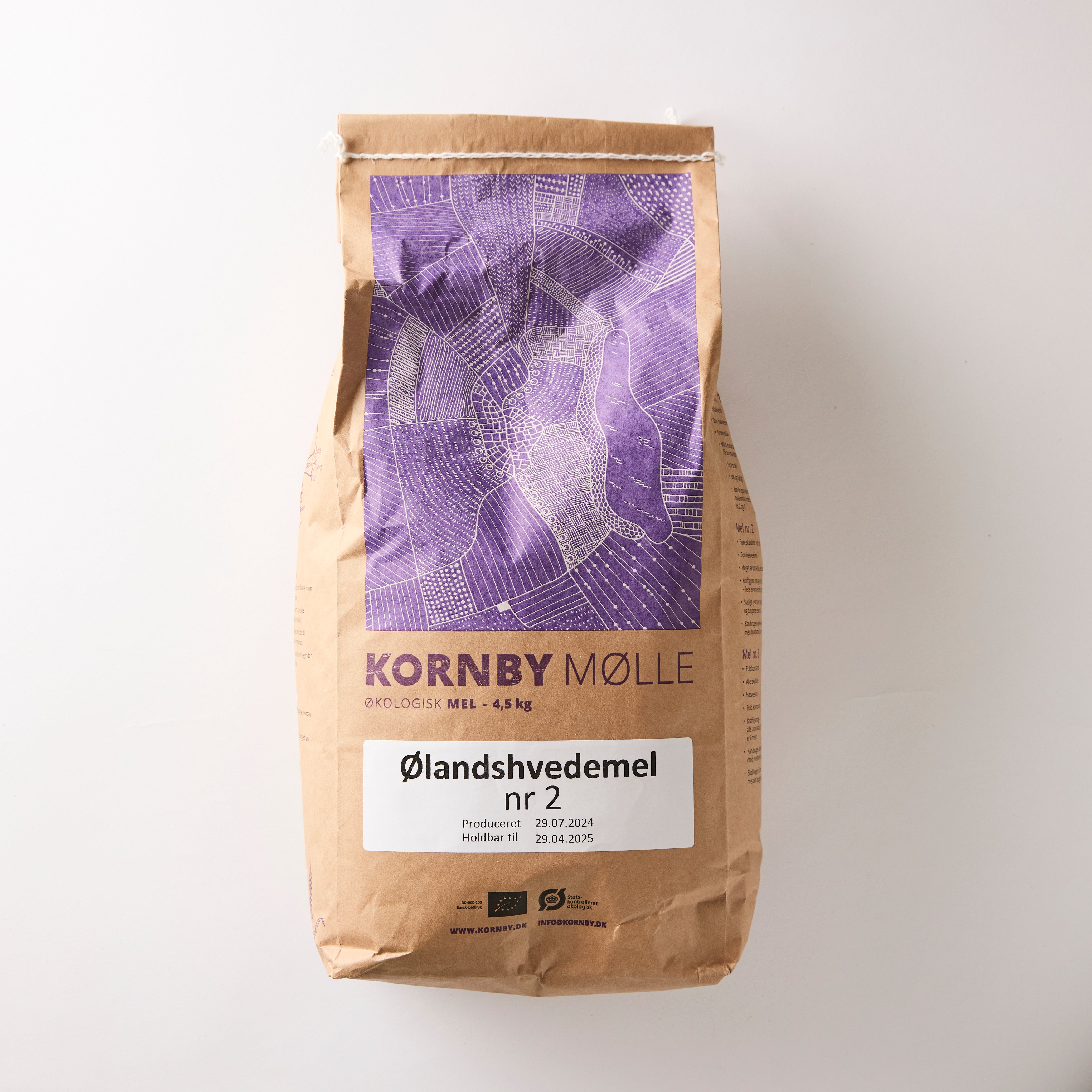 Kornby Mølle ØlandsHvedemel Nr2 Øko 4,5 kg