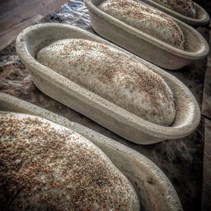 Proofing Basket (Oval Grooved) - SIMPEL - sourdough & coffee